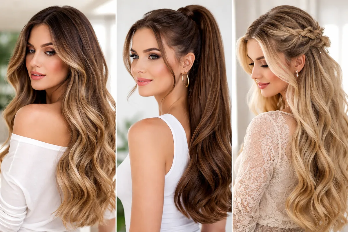 Quels sont les différents types de coiffures pour cheveux longs