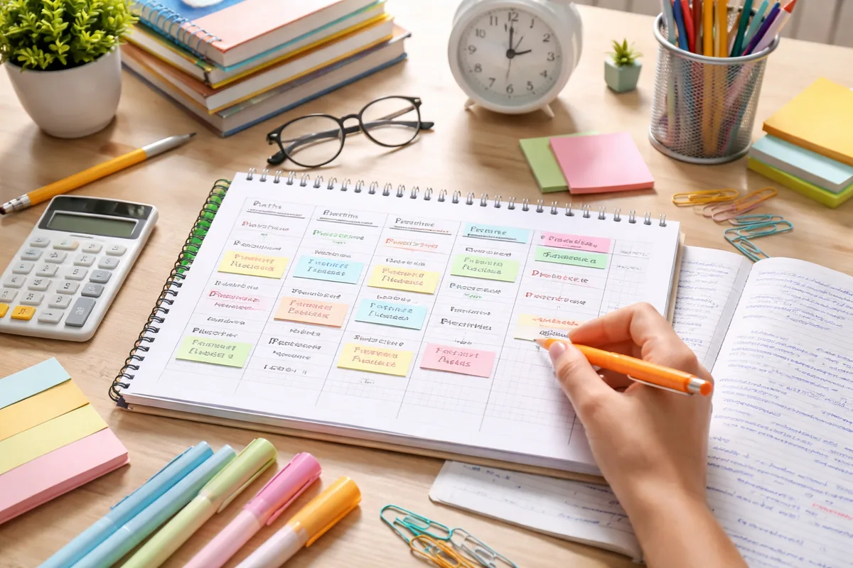 Comment élaborer un planning de révisions gratuit pour le Bac et le Brevet