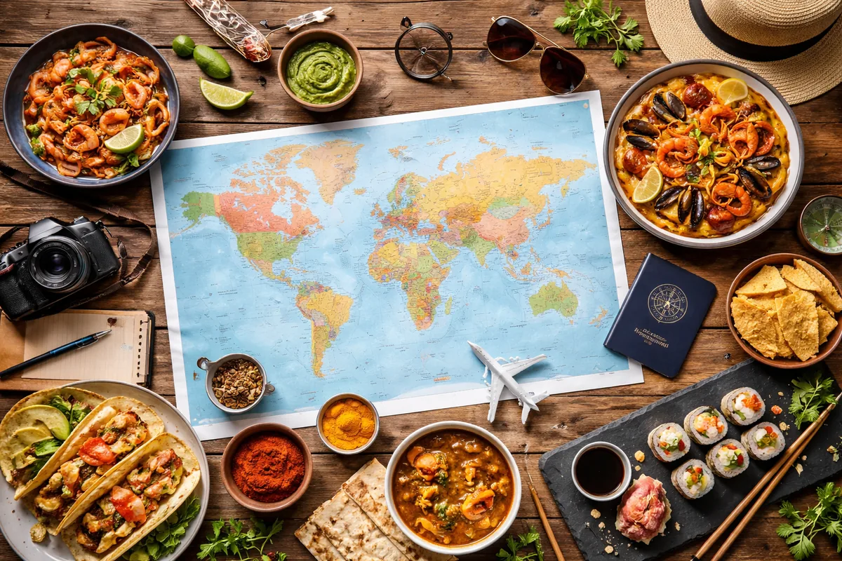 Comment voyager à travers le monde en découvrant des recettes culinaires