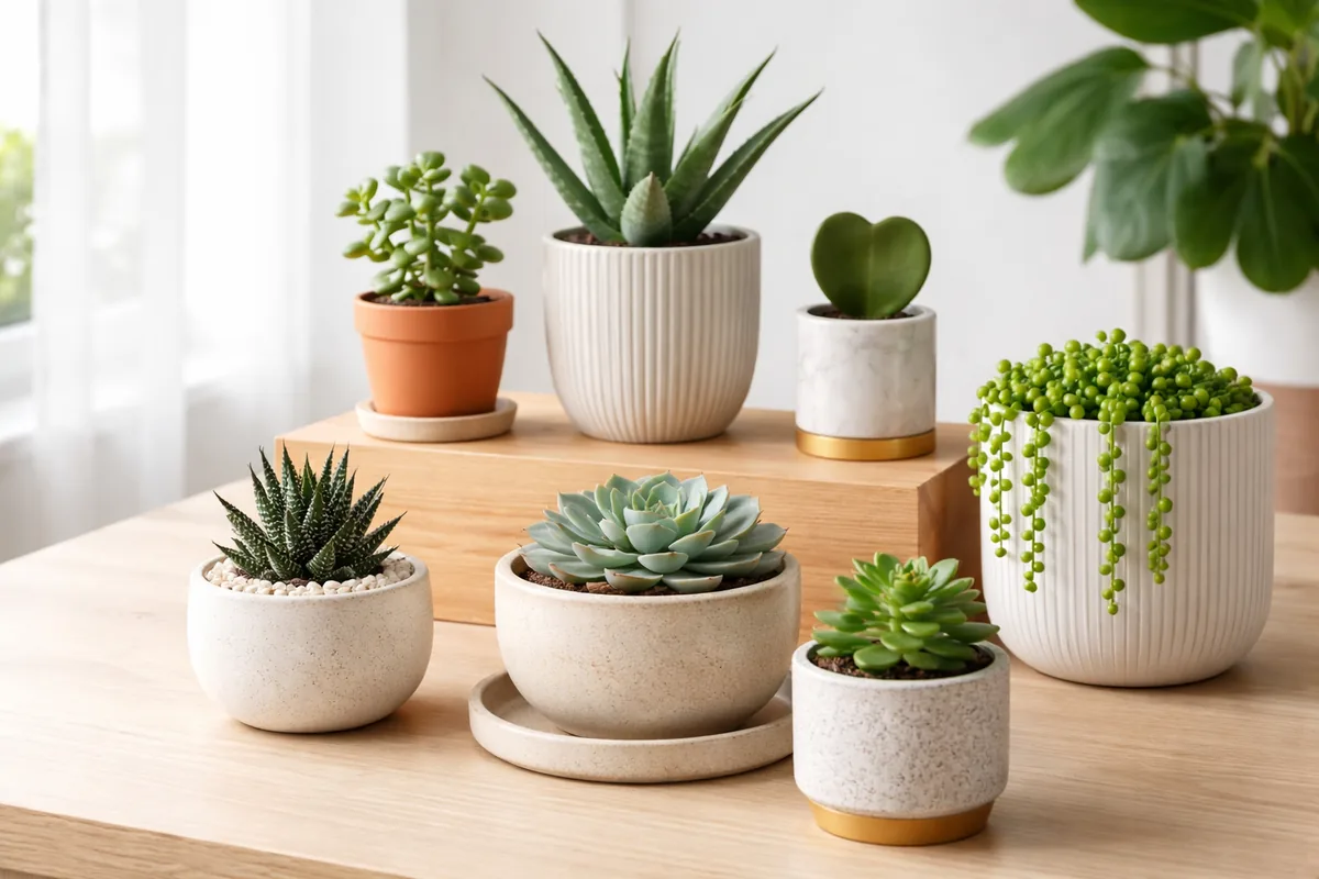 Comment bien choisir des pots pour vos succulentes en intérieur